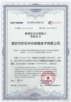 砥礪前行，極光(JG.US)榮獲中國信通院數據安全治理能力(DSG)評估認證
